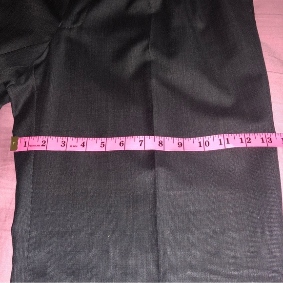 NEW，Jos. A. Bank Charcoal 44 Reg Complete 2pc Suit 39W Pants - Picture 16 of 16